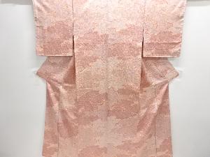 疋田雲模様小紋着物